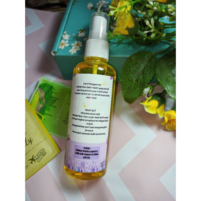 Cara penggunaan face mist agak sedikit berbeda dengan toner. Buy Ready Stock Saffron Face Mist With Rose Water 100 Ml Saffron Water 100 Organic Face Mist Hydrating Free Gift Seetracker Malaysia