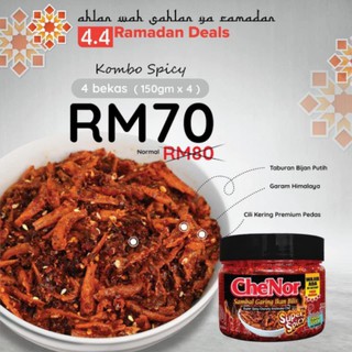 Resepi homemade ini adalah kepunyaan puan siti zubaidah hassan. Buy Azoyshoppe Sambal Garing Ikan Bilis Che Nor Seetracker Malaysia