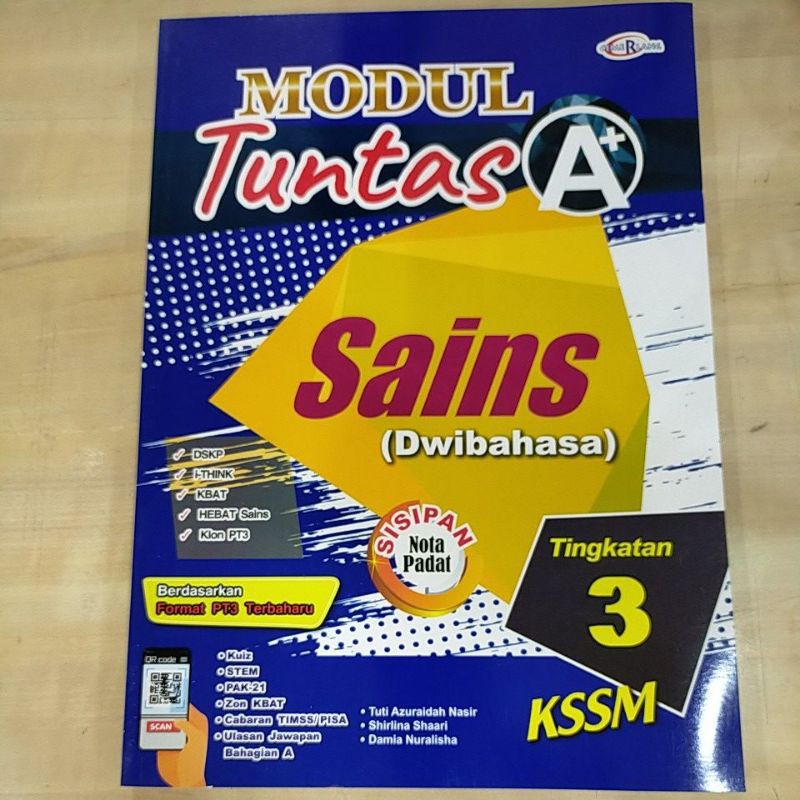 Modul Tuntas A Sains Dwibahasa Tingkatan 3 Shopee Malaysia