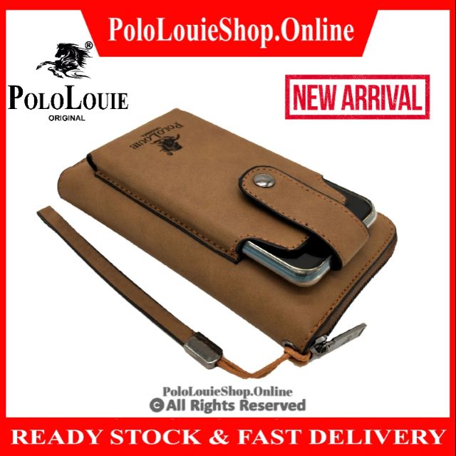 Widest range of polo women handbags & wallets and best prices in south africa ✓ enjoy safe shopping online with zando. Original Polo Louie Men Leather Long Zip Wallet Phone Purse Card Holder Handcarry Clutches Shopee Malaysia