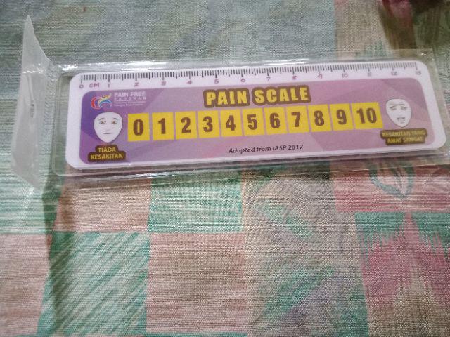 pain score pain scale ruler skala kesakitan pembaris