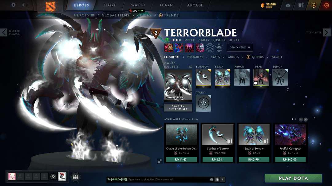 Fractal horns of inner abysm (arcana)prismatic gem: Sns Dota 2 Terrorblade Tb All Colours Arcana Prismatic Gem Fractal Horns Of Inner Abysm Dota2 Shopee Malaysia
