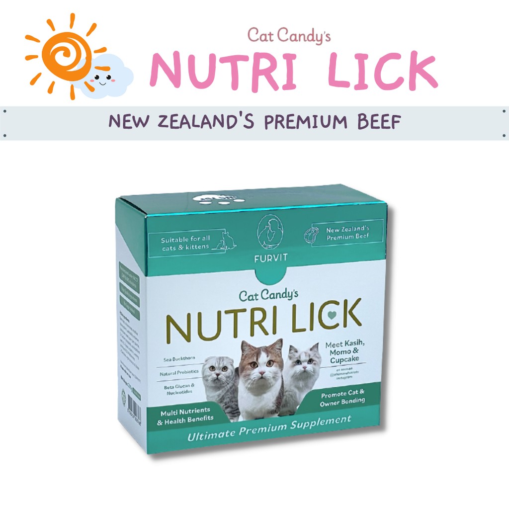 ⚡founder of world's 1st cat studio … Furvit Nutri Lick Cat Candy S Cat Nutritional Supplement Johan And His Cats Shopee Malaysia