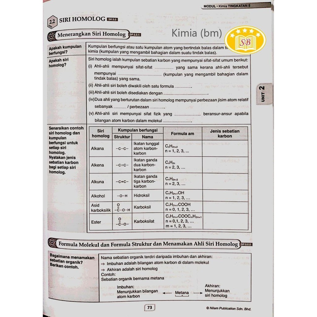 Terkini Nilam Publication Modul Pak21 Tingkatan 5 Kssm Matematik Tambahan Fizik Kimia Biologi Chemistry Matematik Shopee Malaysia
