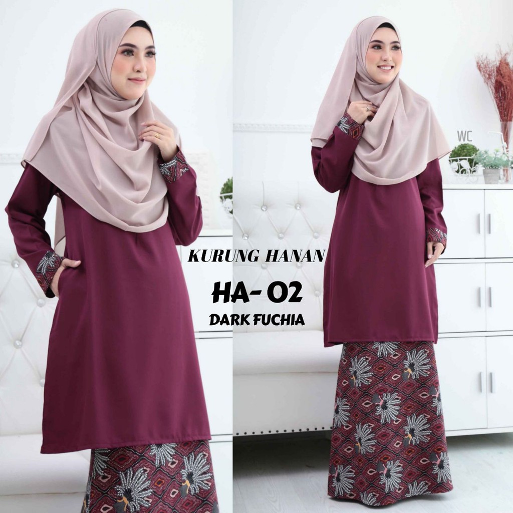 Blouse sale bottom sale kurung sale; Baju Kurung Hanan Baju Kurung Moden Baju Kurung Murah Shopee Malaysia