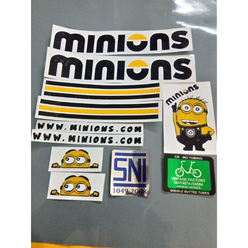 The indonesian jamblangan minion bike club are my favorite bike dudes to follow online. Minion Bike Stickers Stiker Sepeda Minion Shopee Malaysia