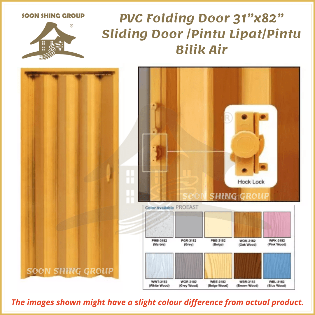 Cara pasang pintu lipat pvc bilik air. Pvc Folding Door 31 X 82 35 X 82 Sliding Door Pintu Lipat Pintu Bilik Air Shopee Malaysia