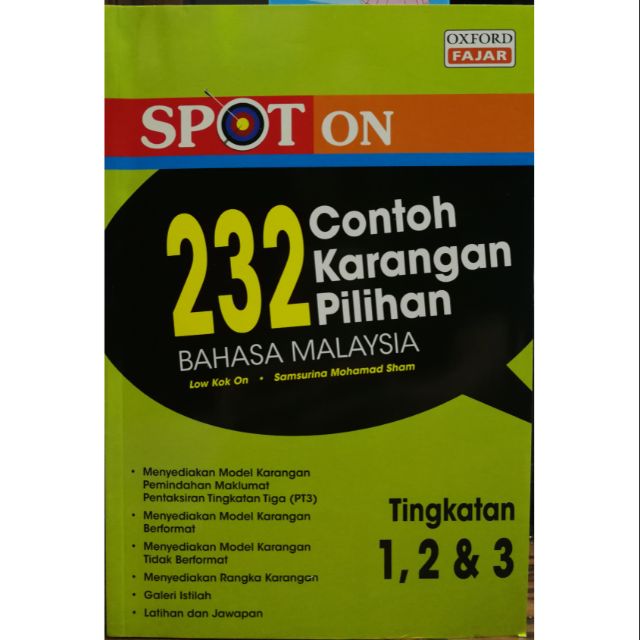Revisi cepat pt3 kssm tingkatan 1, 2 & 3. Spot On 232 Contoh Karangan Pilihan Bm Pt3 Shopee Malaysia