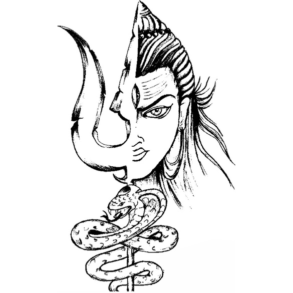 Voorkoms Lord Shiva Trishul Body Temporary Tattoo (Lord Shiva Trishul Tattoo) | Shopee India 585_x_585_jpg