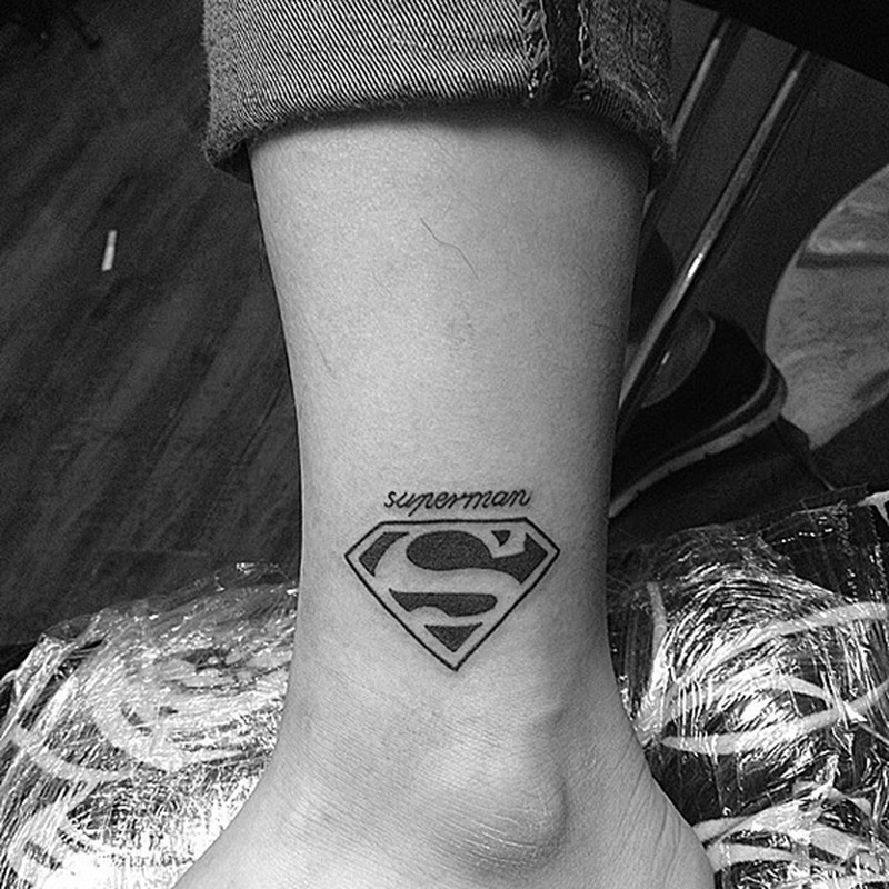 Superman Tattoo Stickers Waterproof Men And Women Tattoo Stickers Temporary Tattoos | Shopee Philippines 800_x_800_jpg