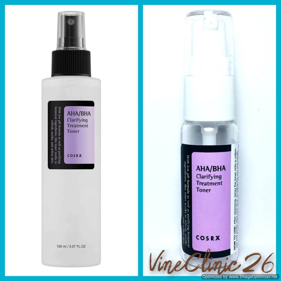The combination of physical and chemical exfoliation will maximize the effect. 20ml Cosrx Aha Bha Clarifying Treatment Toner Shopee Philippines