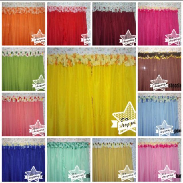 Window blinds add a lot of character to a room. Plain Geena Curtains | Shopee Philippines