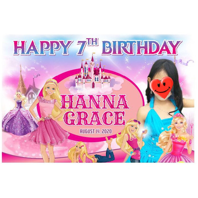 Use the search tool to filter by theme, color, layout or style. Birthday Tarpaulin Barbie Personalized Shopee Philippines