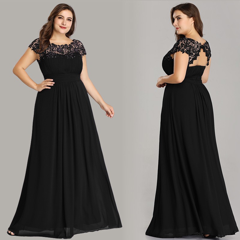 Choose from a great range of women's black tie and evening & plus size dresses. Every Pretty Plus Size Black Lace Long Formal Evening Ball Gown 9993 Shopee Philippines