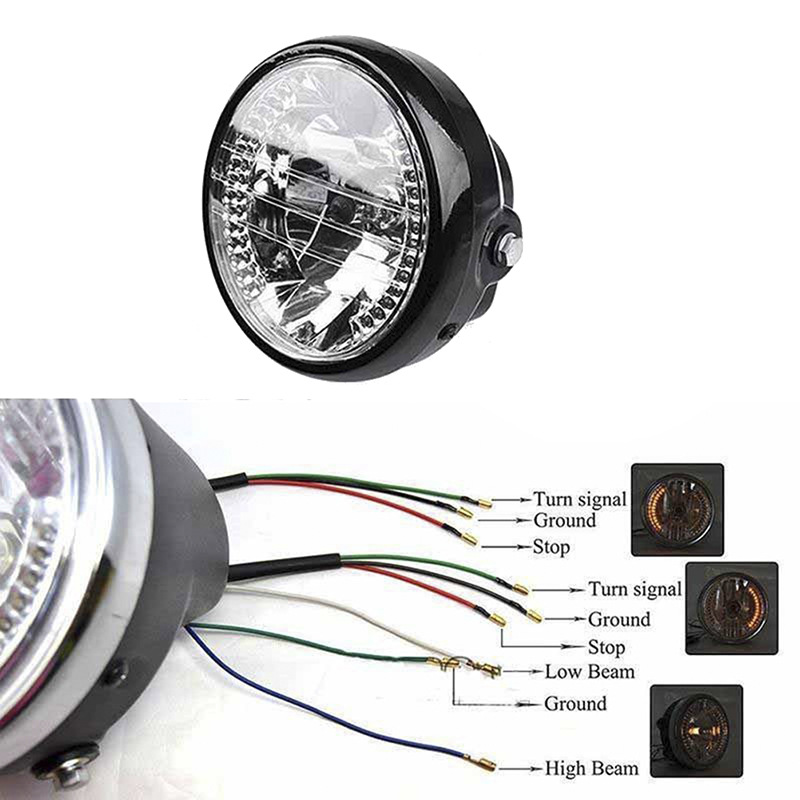 Turn signal & horn wiring diagram. Bimota New Motorcycle Headlight Yellow Universal Motorcycle Headlight Turn Signal Shopee Philippines