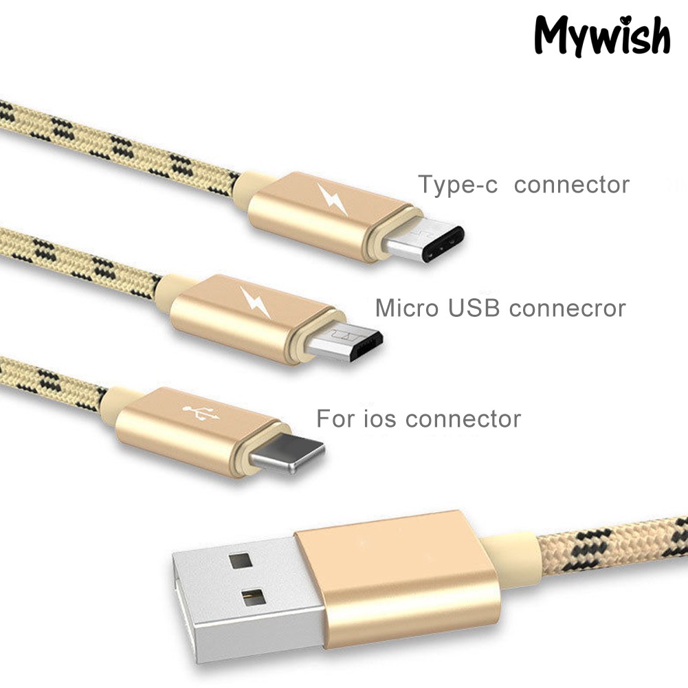 Charger samsung galaxy a51 original 100% fast charging … 3 In 1 Usb Type C Fast Charging Cable Charger For Android Ios Shopee Philippines