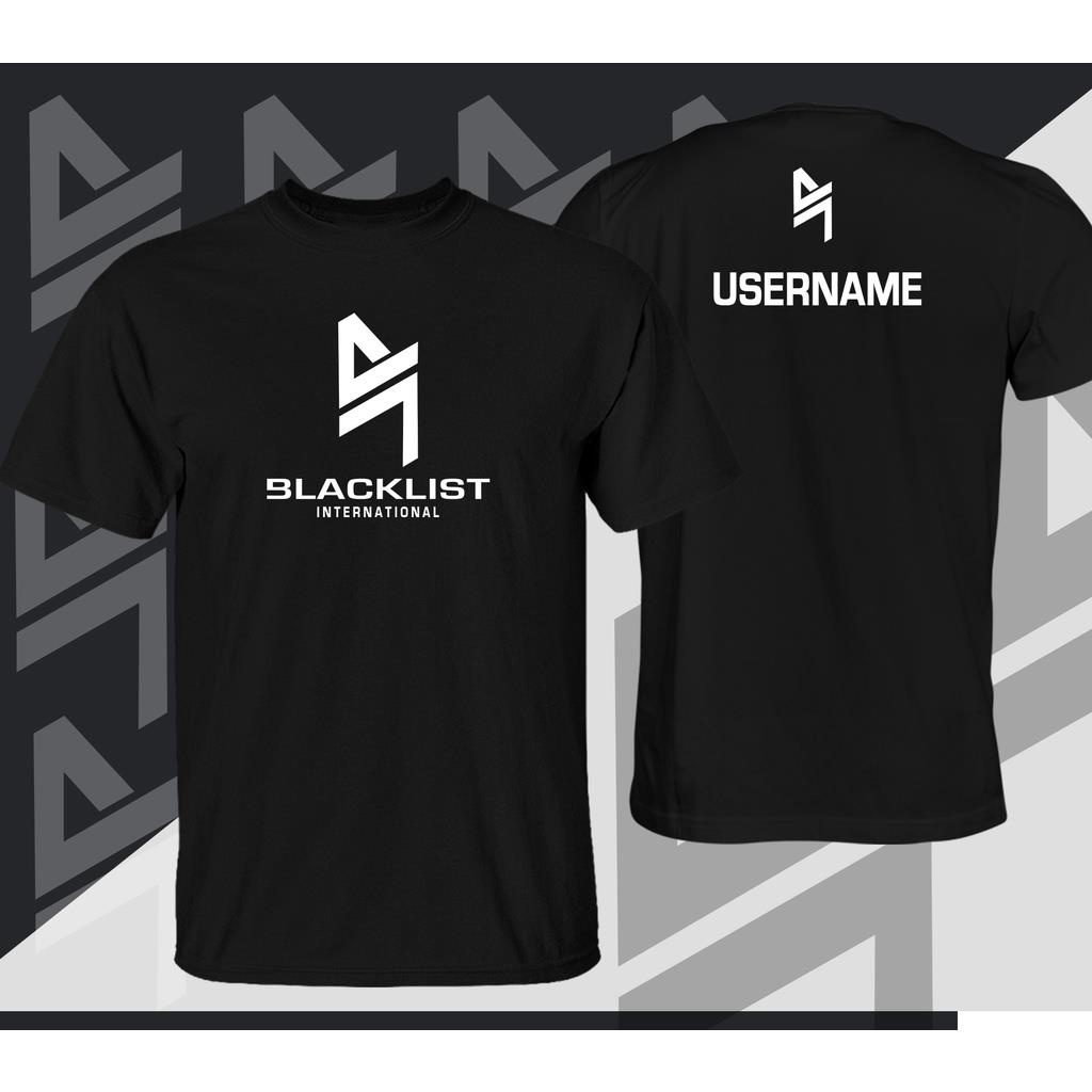 Men Clothes&amp;Personalized T-shirt┅BLACKLIST INTERNATIONAL - MOBILE LEGENDS  SHIRT, ML SHIRT - PERSONAL | Shopee Philippines