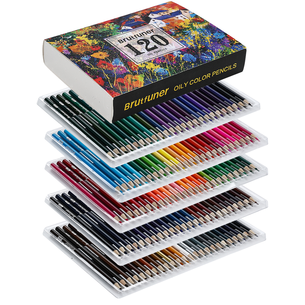 Inside the box you'll find colored pencils … 48 72 120 Brutfuner Oily Art Coloured Pencils Set For Adult Coloring Books Artist Drawing Sketching Crafting For Beginners Artist Shopee Philippines