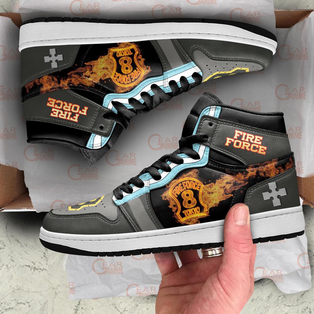 Tanjiro kamado jordan sneakers · gear anime. Fire Force Company 8 Sneakers Custom Anime Shoes Shopee Philippines