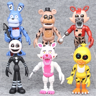 Molten freddy | fnaf 6. Fnaf Five Nights At Freddy S 6 Pcs Figure Action 6 Model Set Detachable Toys Shopee Philippines