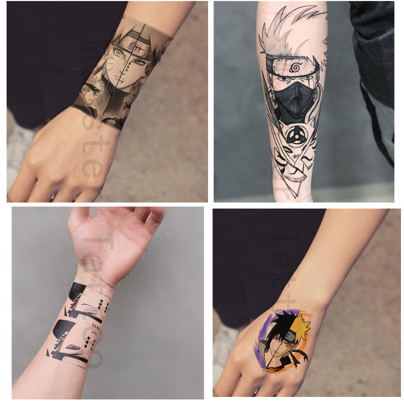 10Pcs Anime Naruto Tattoo Sticker Waterproof Lasting Temporary Tattoo Sticker | Shopee Philippines 800_x_800_jpg