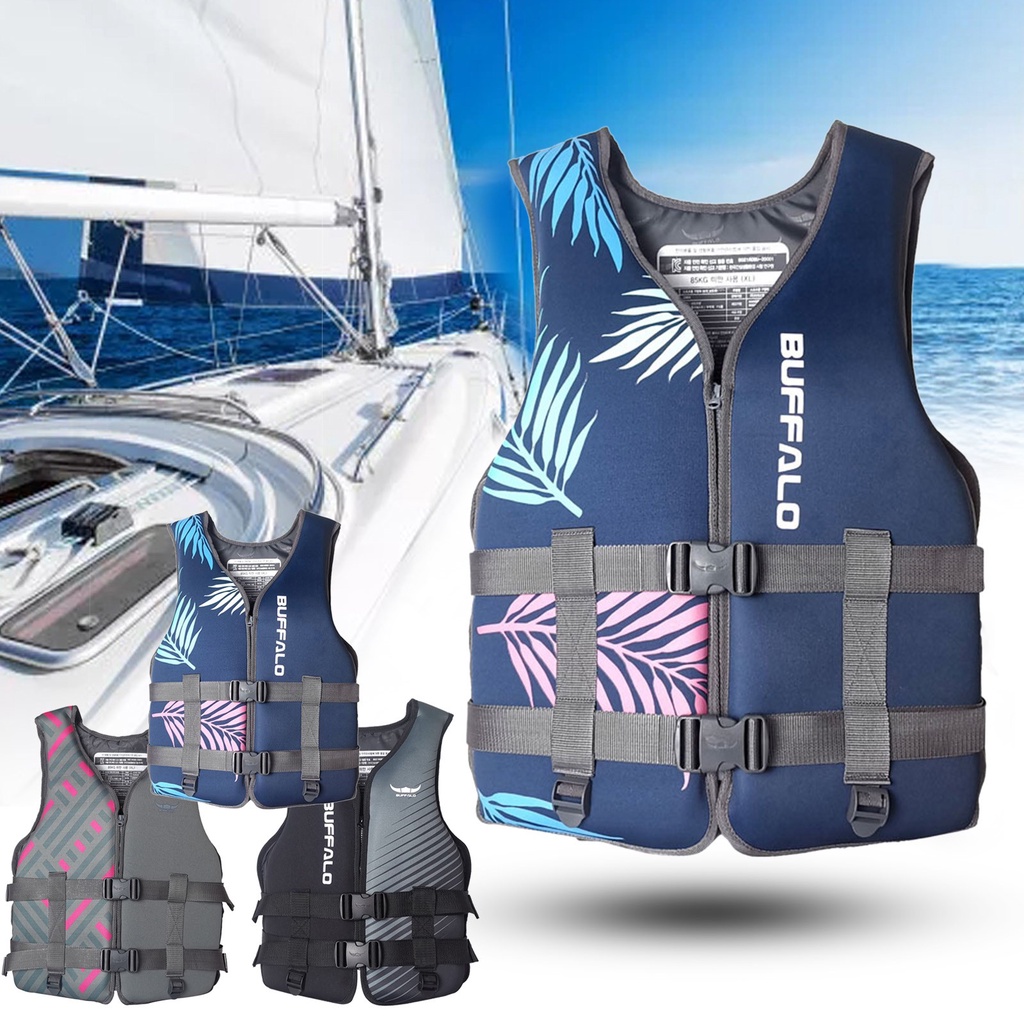 Newao adults life jacket neoprene safety life vest for water ski wakeboard. Adults Life Jacket Aid Vest Kayak Ski Buoyancy Fishing Boat Watersport Wimming Boating Ski Jacket Shopee Philippines