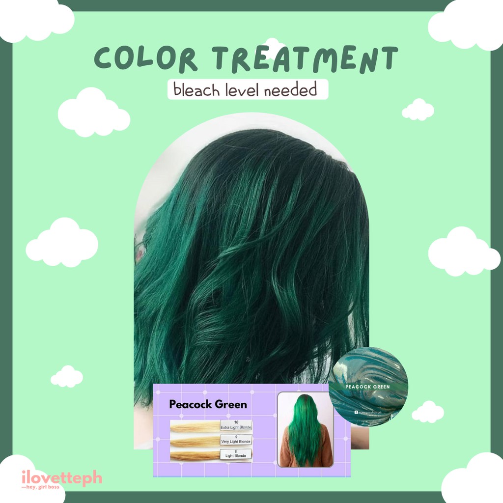 Learn which colors are its perfect partners. Peacock Green Color Treatment Set Shopee Philippines