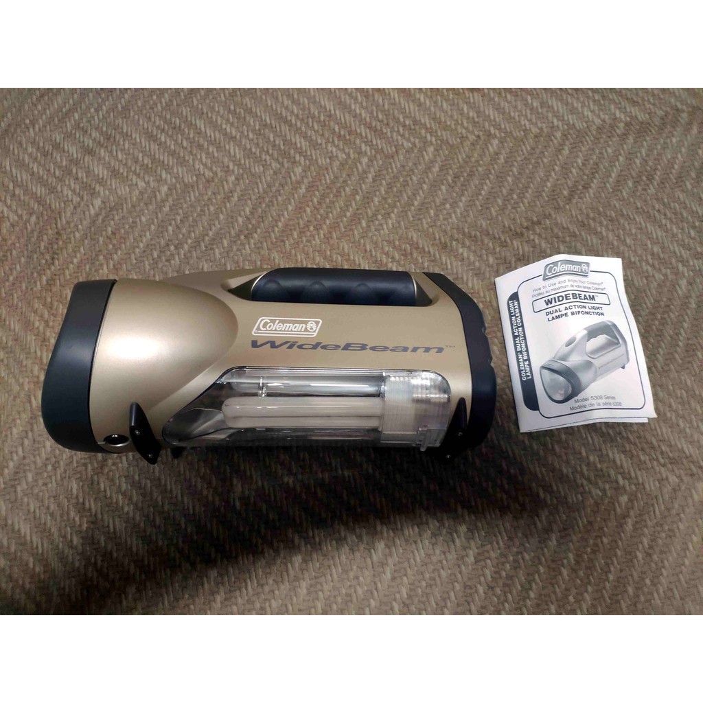 The shallow reflector produces a wide beam with a small hotspot in . Coleman Widebeam Dual Action Flashlight Shopee Philippines