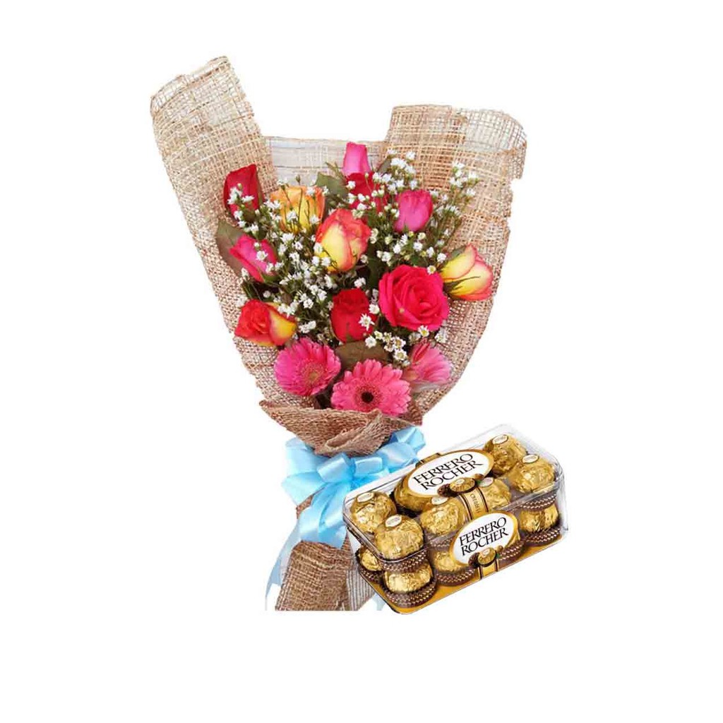 We send them to people to show them how much we care, and we send them to show our sorrow when someone dies. 1 Dozen Mixed Flowers With Chocolate Shopee Philippines