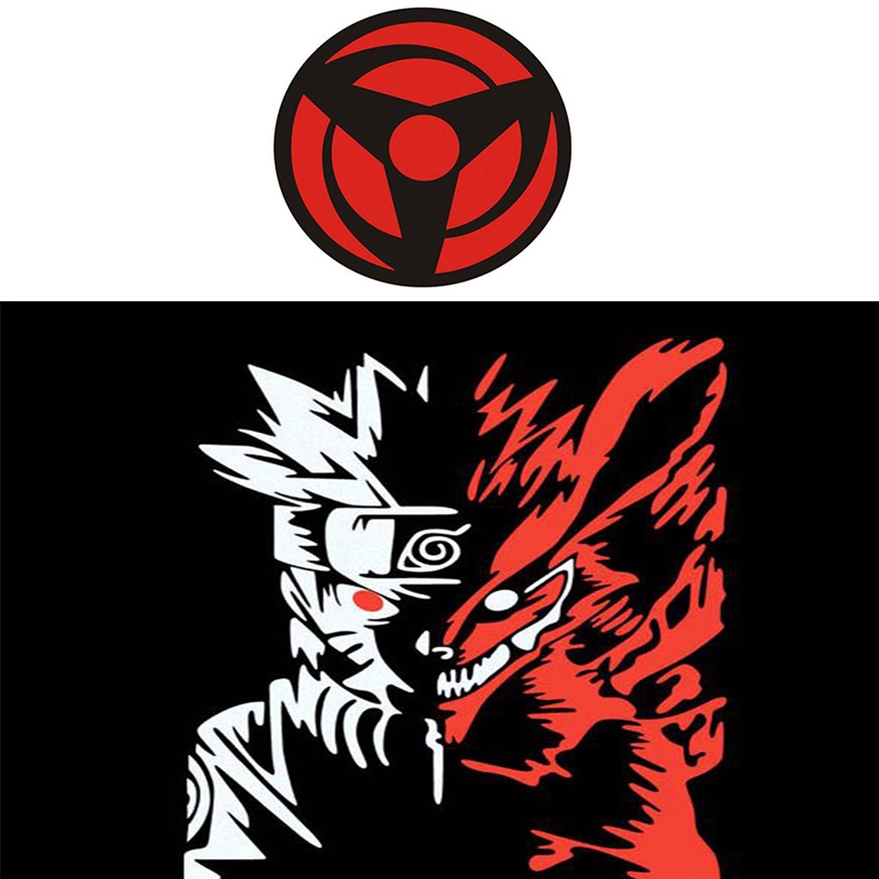 reflective anime naruto decal sticker auto car decals