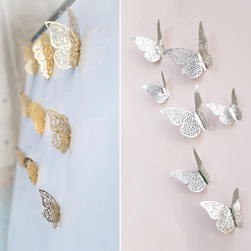We’ve got you covered with a bunch of diy art projects for your walls that are simple and pretty inexpensive. 12pcs Set 3d Wall Stickers Hollow Butterfly For Kids Rooms Home Wall Decor Diy Butterflies Fridge Stickers Room Decoration Shopee Philippines
