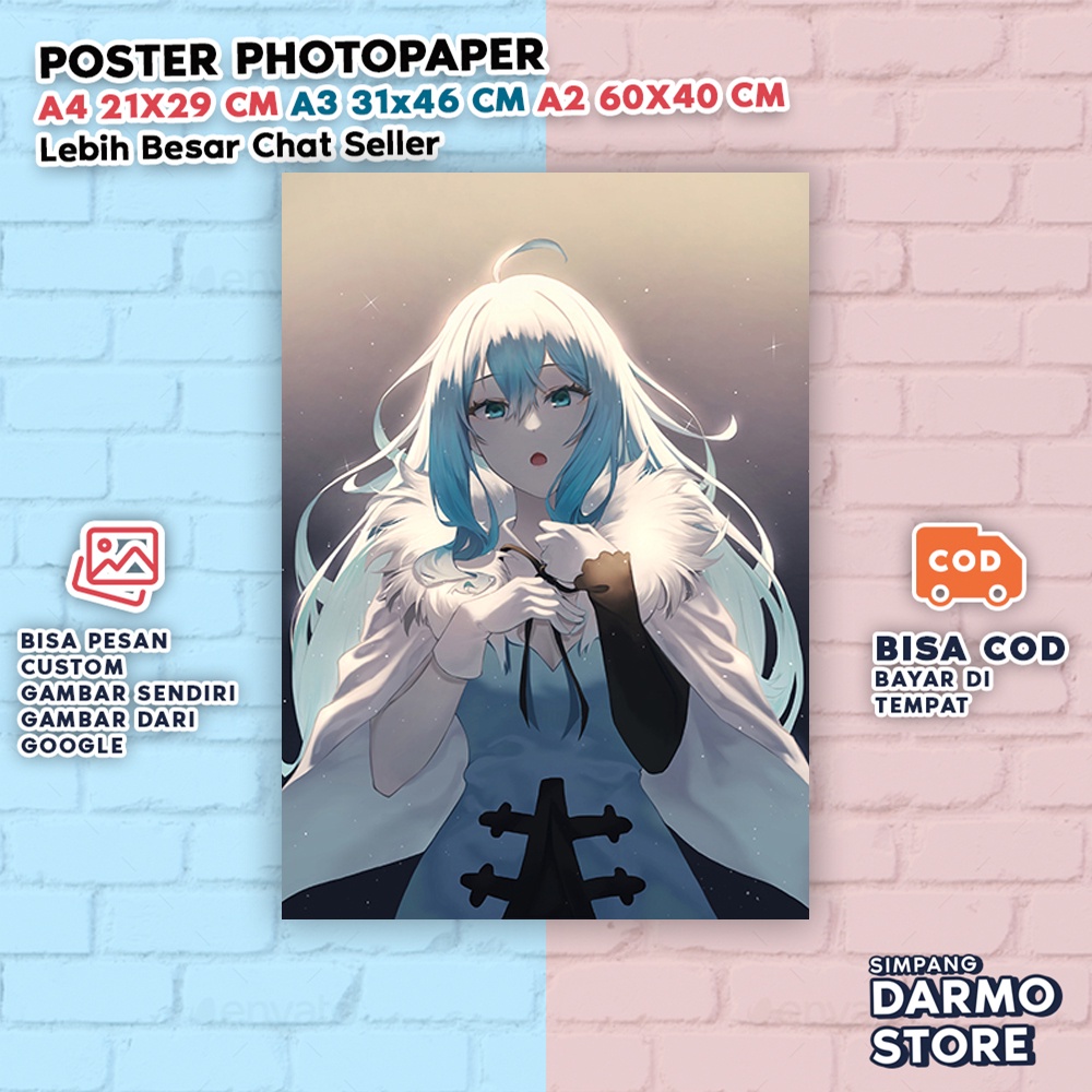 Wallpaper hd ini tentang , 40, gambar, anime, lucu, terkocak, bikin, wibu, ketawa, sendiri, gambar, anime, lucu, dan, keren, dimensi wallpaper asli adalah . Poster Vivy Fluorite Eye S Song Diva Foster Latest Anime Foster Wall Decoration Aesthetic Wibu Waifu Various Sizes Only 107