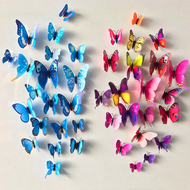 With just a few adjustments, you can lite. 12pcs 3d Butterfly Sticker Magnetic Refrigerator Art Design Wall Room Stickers Home Decor Party Shopee Philippines