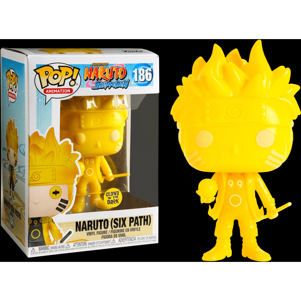 Toys & games,naruto shippuden 12997 funko pop, anime: Funko Pop 186 Naruto Six Path Yellow Glow Us Exclusive Glows In The Dark Vinyl Figure Toys Shopee Philippines