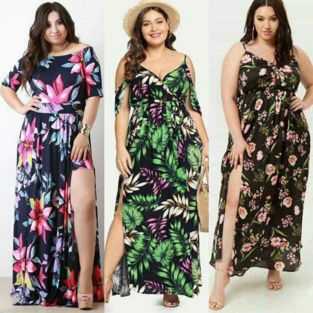 There are some dresses everyone should have in thei. Elegant Fashion Plus Size Maxi Dress Shopee Philippines