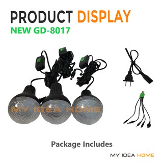 Gdlite Solar Lighting System 8017 : GDlite GD-8017 NEW Solar Lighting System Kit COD (This is ...