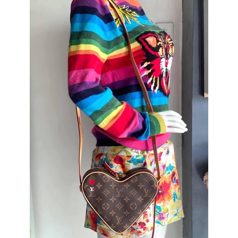 Couple monogram heart shaped ring dishes make stylish and practical gifts for newlyweds and anniversaries! Louis Vuitton Lv Cruise Collection Heart Shaped Monogram Sling Bag Shopee Philippines