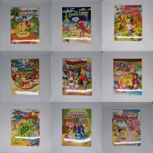 Contextual translation of anong ang larawan ng harmonica into english. Colored Story Books For Kids In English Tagalog Shopee Philippines