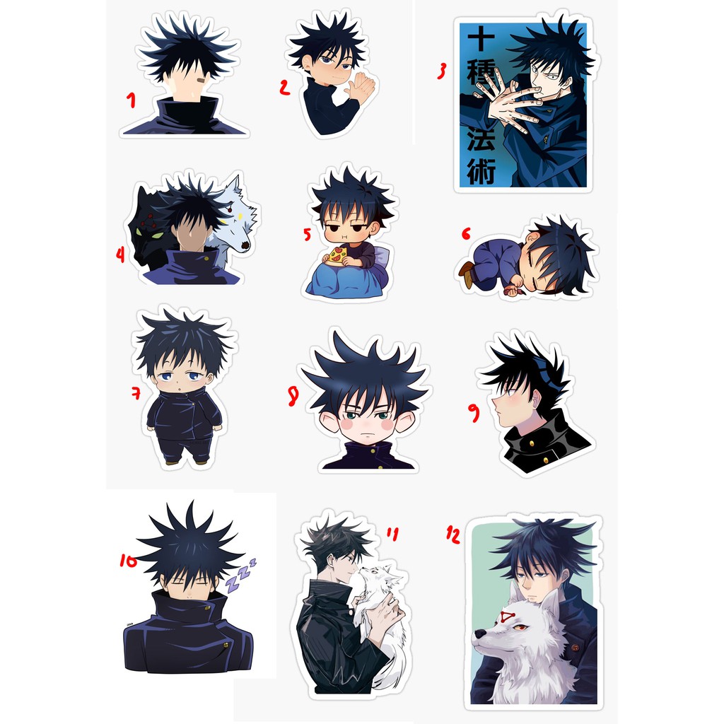 megumi jujutsu kaisen sticker shopee philippines