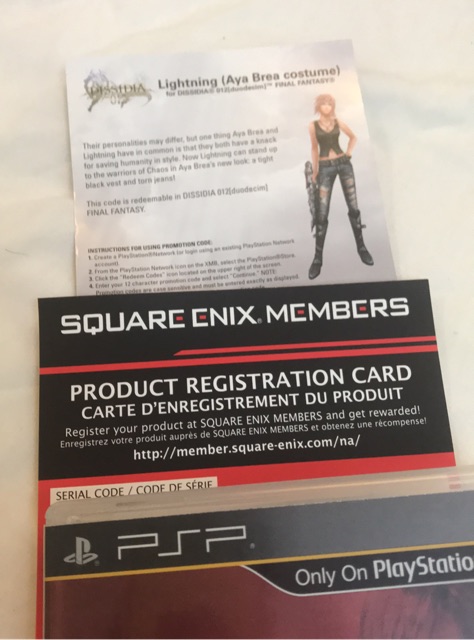 You can redeem square enix codes to register products, keep yourself up to date . Parasite Eve The 3rd Birthday Psp Sony Shopee Philippines