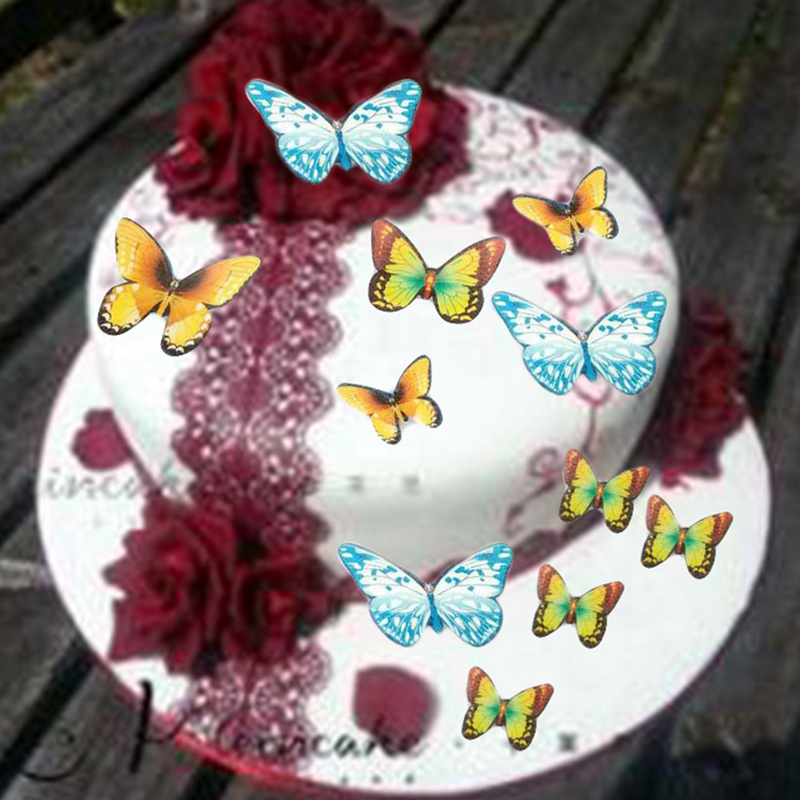 Our halloween cakes are spookily good, from haunted house cakes to pumpkin rolls and more. Edible Butterfly Cake Decoration Mixed 3d Butterfly Glutinous Wafer Rice Paper Baking Tools Free Shipping Baking Amp Pastry Tools Shopee Philippines