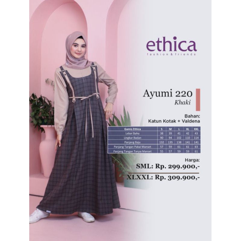 Cek harga gamis ethica ayumi 29 di priceza.co.id. Robe Ethica Ayumi 220 Ayumi 220 Shopee Philippines