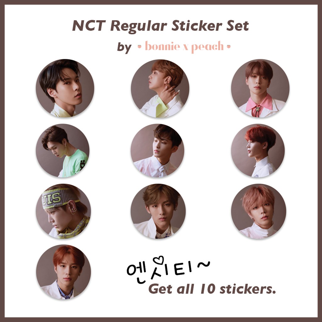 nct regular sticker set shopee philippines