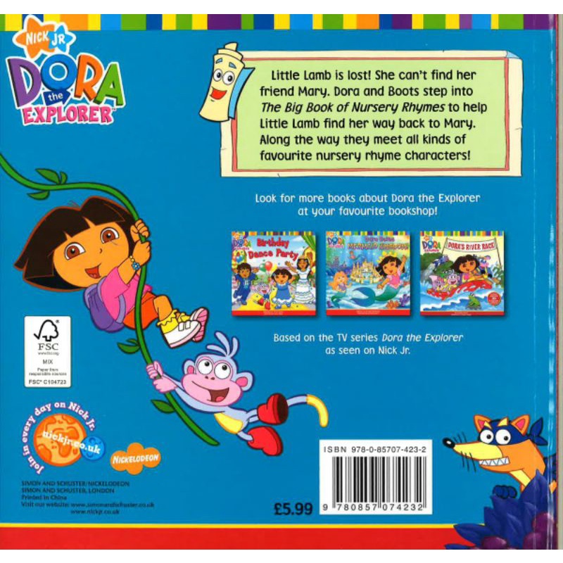 Welcome to nickjr.co.uk, where preschoolers . Shop Malaysia Nick Jr Dora Had A Little Lamb Dora The Explorer Shopee Singapore