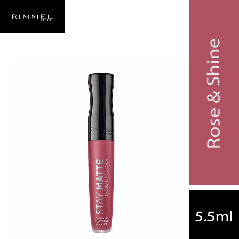 Pink blink 600 coral sass 100 pink bliss 210 rose & shine 820 heartbeat 800 midnight 810 plum this show ◇ previous video: Rimmel London Stay Matte Liquid Lip Rose Shine Shopee Singapore