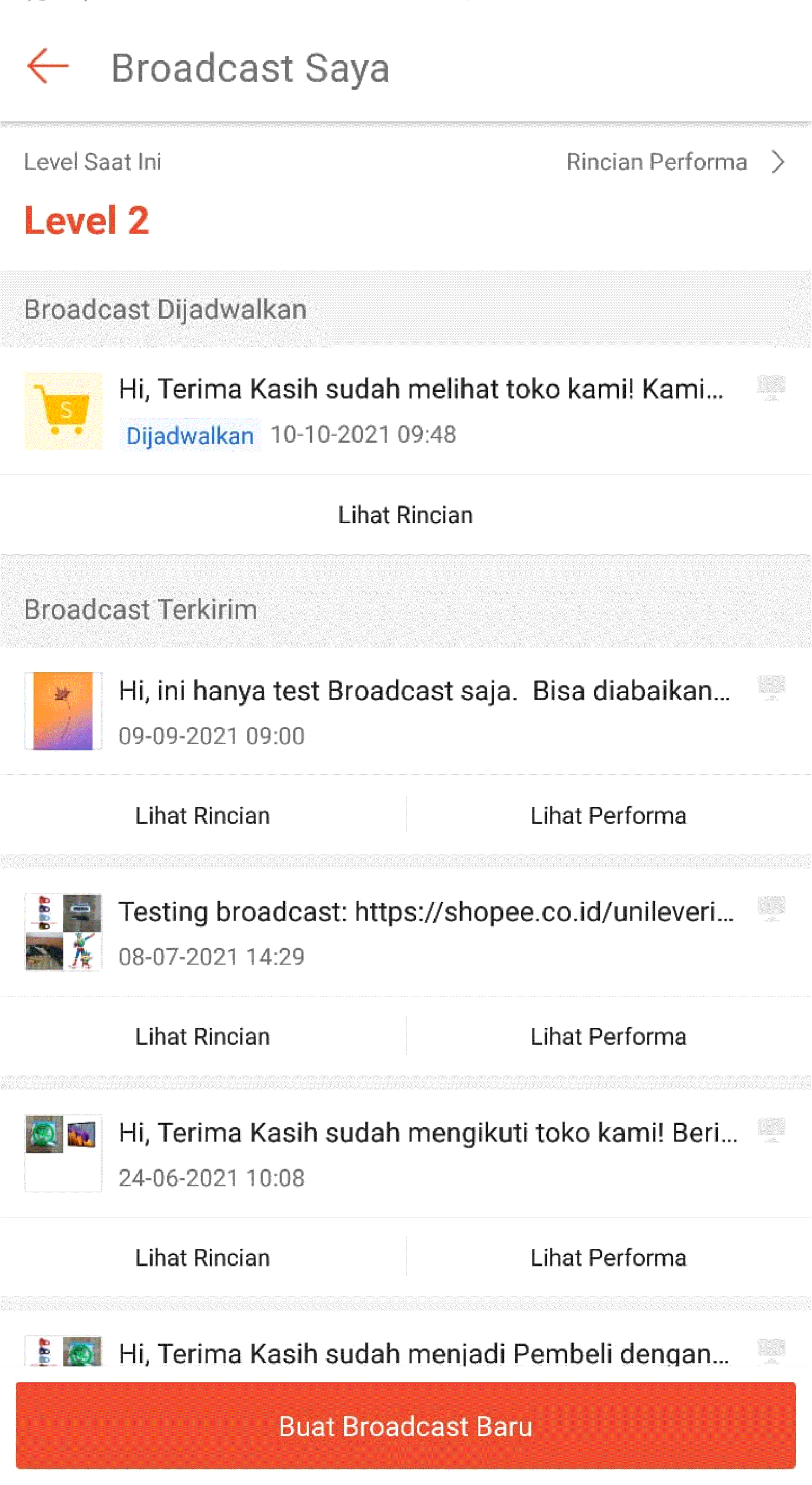 Ruangwa adalah layanan whatsapp gateway dan api untuk mengirim dan menerima pesan, notifikasi, broadcast dan pelacakan dengan integrasi sederhana. Membuat Pesan Chat Broadcast Pusat Edukasi Penjual Shopee Indonesia