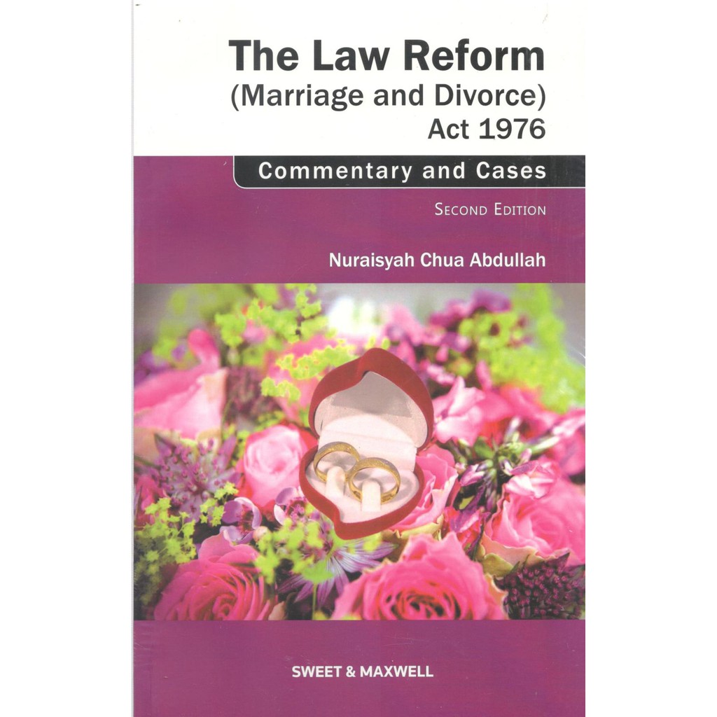 Divorce can be defined as the legal termination of marriage. Shop Malaysia The Law Reform Marriage And Divorce Act Shopee Singapore
