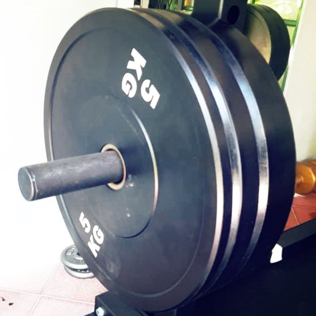 This is a comparison between the rep fitness sports plates and the rogue bumper plates. Bumper Plate 5KG ( 1 Pair ) - Heavy Duty Hi Temp Plates