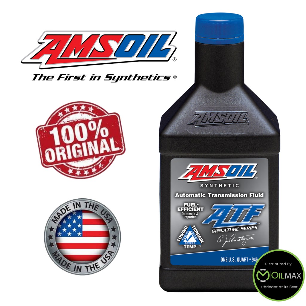 Amsoil signature series synthetic automatic transmission fluid is specifically formulated to withstand the rigors of heavy towing, elevated temperatures and . Amsoil Signature Series Fuel Efficient Synthetic Atf 1 Quart 946ml Shopee Singapore