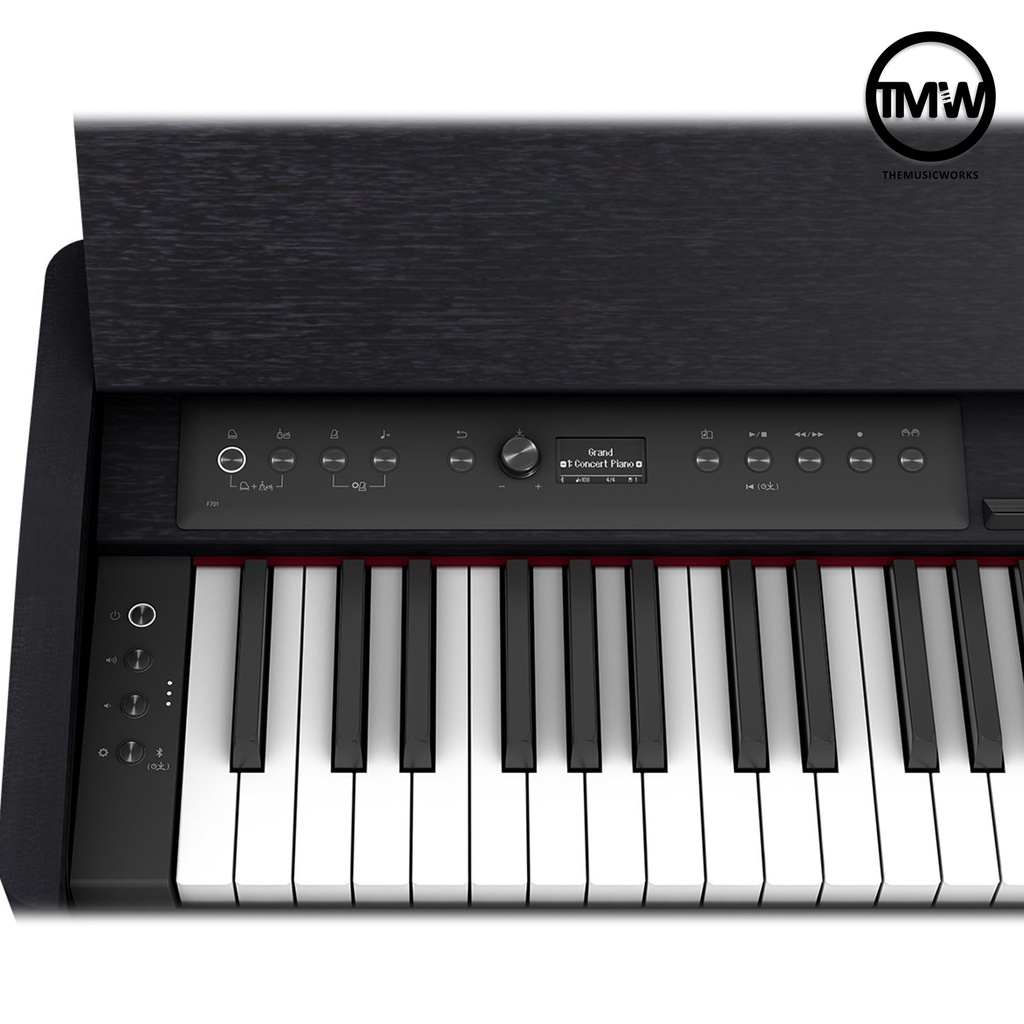 Both the sound and feel are very much like that of a full . Pre Order Roland F701 Digital Piano 88 Keys Full Weighted Hammer Action Black White Light Almond F 701 F 701 Shopee Singapore